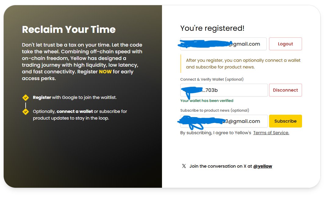 Vlad2076541's tweet photo. @Yellow registered! https://t.co/TKiHTWTX4L
