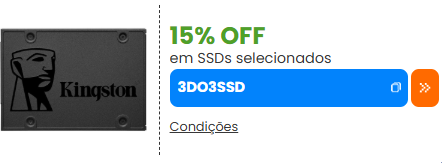🚨Cupom Kabum!

🎟 15% OFF em SSDs selecionados - 3DO3SSD
🔗Itens selecionados: tidd.ly/4u5zuYf
🔗Resgate aqui seus cupons: tidd.ly/4eqzNUE
