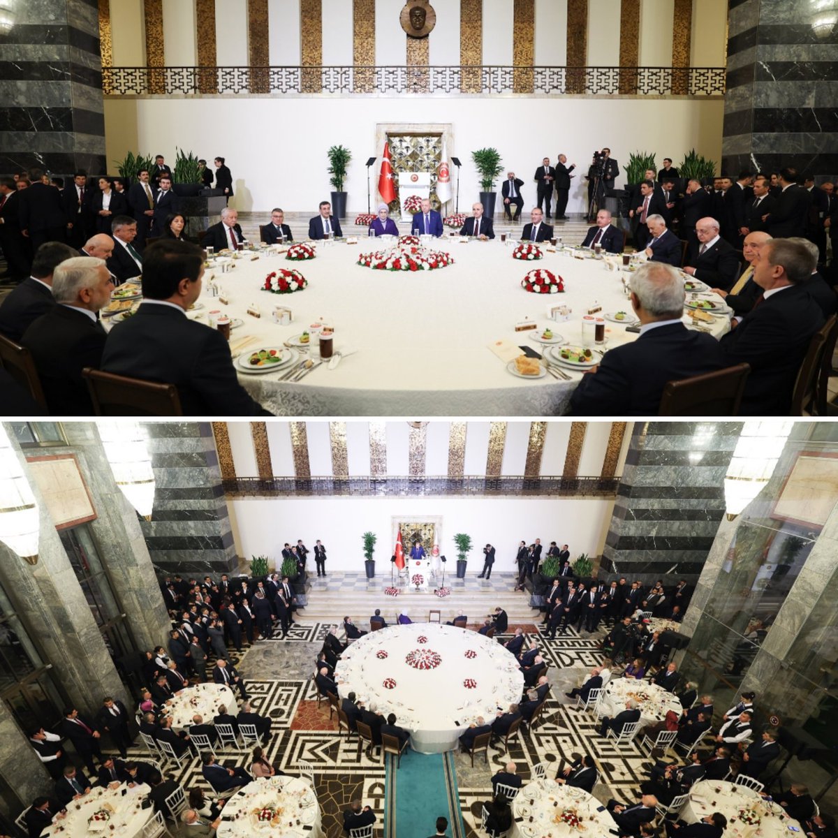 TBMM Başkanımız Sayın <a href="/NumanKurtulmus/">Numan Kurtulmuş</a> 'un ev sahipliğinde, Cumhurbaşkanımız Sayın <a href="/RTErdogan/">Recep Tayyip Erdoğan</a> 'ın teşrifleriyle iftar programımızı gerçekleştirdik.