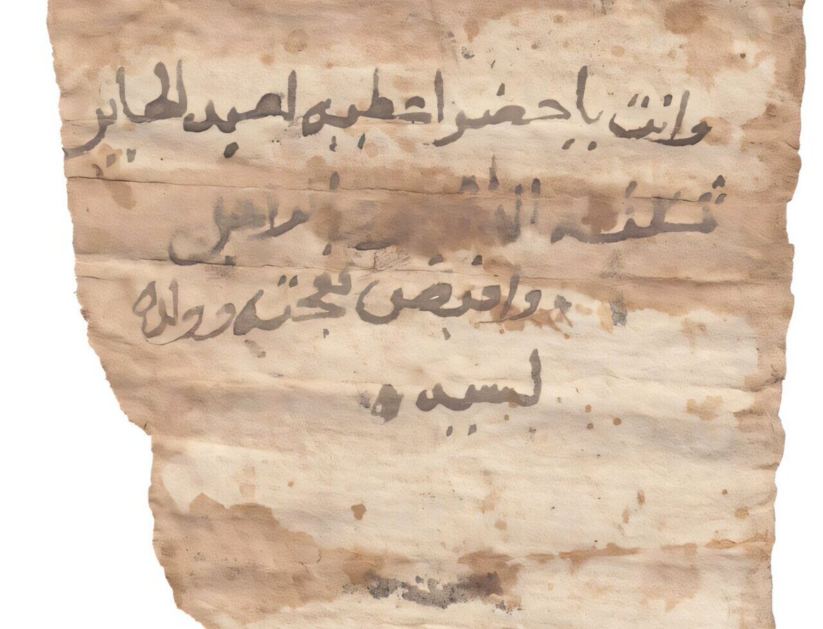 ArchaeoTweets's tweet photo. Arabic scrap from 17thC rubbish confirms semi-legendary Nubian King  Qashqash existed. Unearthed in Old Dongola's elite "House of the  Mekk"—turns myth into history. Sudan’s lost ruler revealed #Archaeology  #Nubia
https://t.co/cBmrG04eUF https://t.co/X9SL6Gv9ne