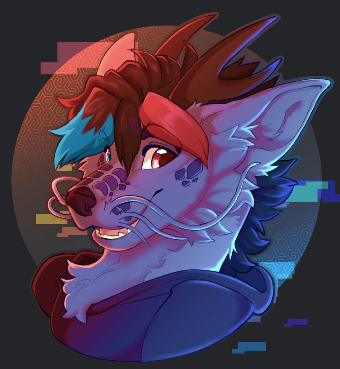 Skullying007's tweet photo. Was honored to draw for a another Twitch Furry. A cute Headshot Icon for Fen . Check the Links out if youre intrested in his content  :3
https://t.co/uo8vXcY9VJ
https://t.co/YMuhUdLM9M https://t.co/gDZ86zha9p