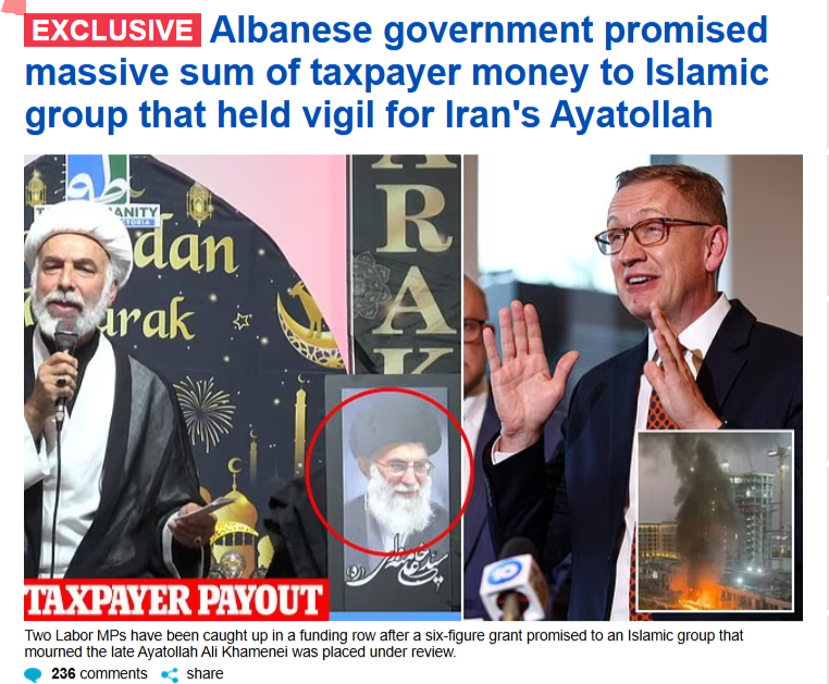 Ever wondered who funds the Muslim clerics in Australia?

You do — the taxpayer. Thanks to Albanese and Burke.