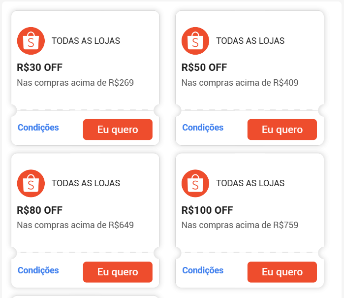 shrekbooksbr's tweet photo. ✨ CUPOM SHOPEE #shopee33
➡️ R$ 30 OFF acima de R$ 269
➡️ R$ 50 OFF acima de R$ 409
➡️ R$ 80 OFF acima de R$ 649
➡️ R$ 100 OFF acima de R$ 759
🔗 RESGATE AQUI: https://t.co/hMxSZAhOHr https://t.co/VGZ6N7EAA8