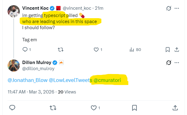 Casey Muratori tweet media
