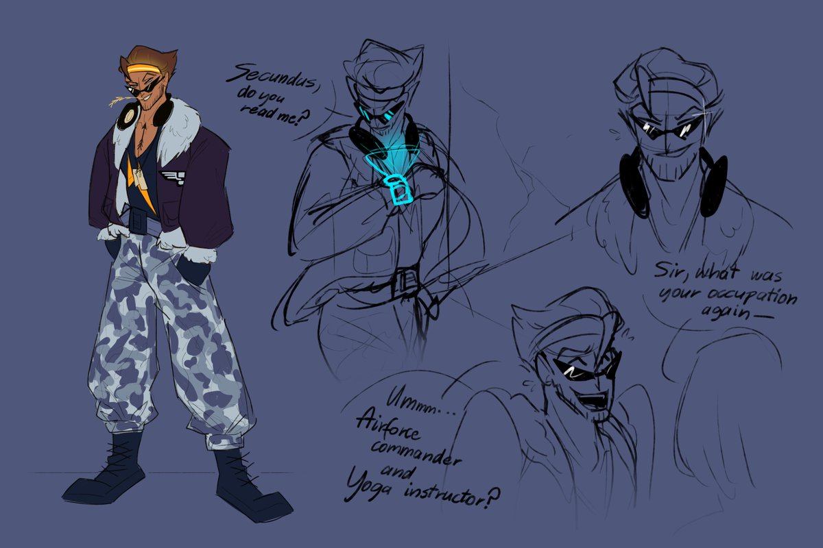Made some doodles of Vec- I mean, Victor #brawlhalla #BrawlhallaArt