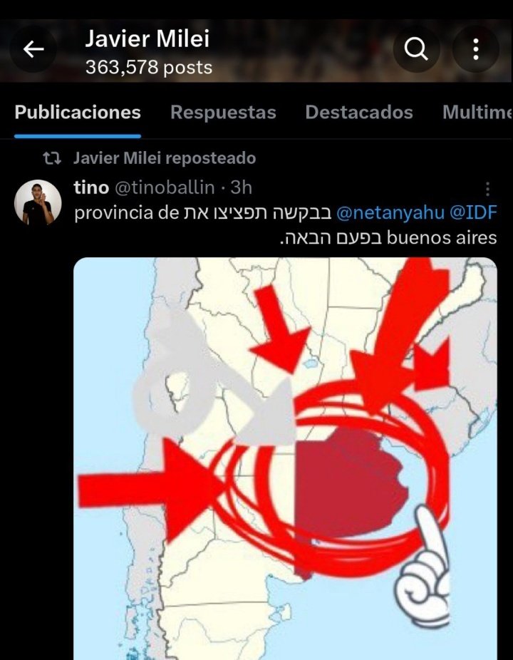 <a href="/estrellaferro99/">Estrella</a> <a href="/tiempoarg/">Tiempo Argentino</a> Lo es aunque el tipo que publico lo borro para proteger a Milei