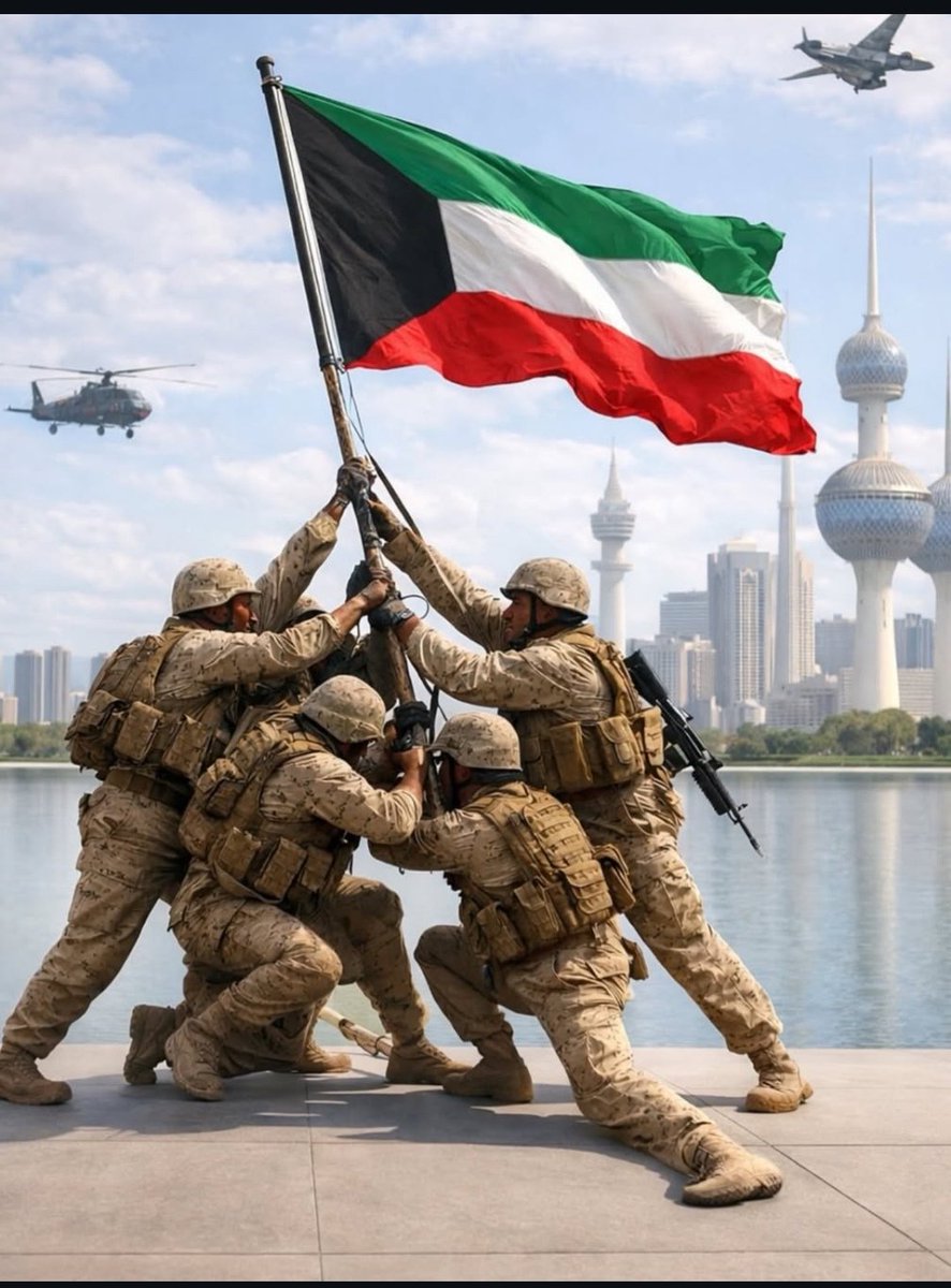 للصورة اكثر من معنى لحب الوطن 🫶🇰🇼