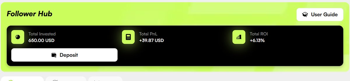 AndyP_47's tweet photo. 🚀 Been quietly been testing something…

Copy trading.
Results so far:
• 2–3% average weekly return
• Withdrawals processed fine
• Fully trackable

Not hype — just data.
If you’re into passive income streams or trading setups, happy to show you what I’m seeing, DM me for more info.

Decent referral structure too 👀