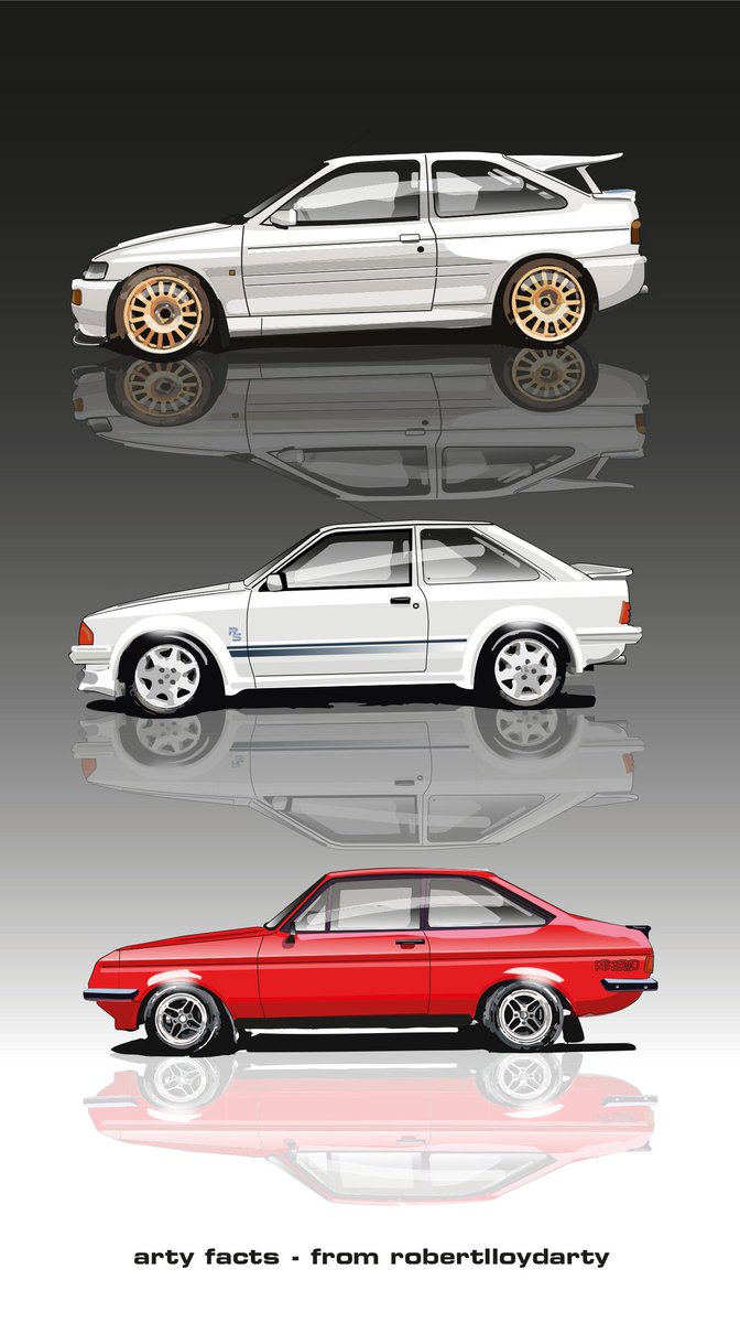 arty_lloyd's tweet image. Some of the various guises of the classic Ford Escort RS...
New artworks! Soon to be released.
Do you have a favourite?
#classicford #escortrs #escortcosworth #escortrsturbo #escortrs2000 #fastford