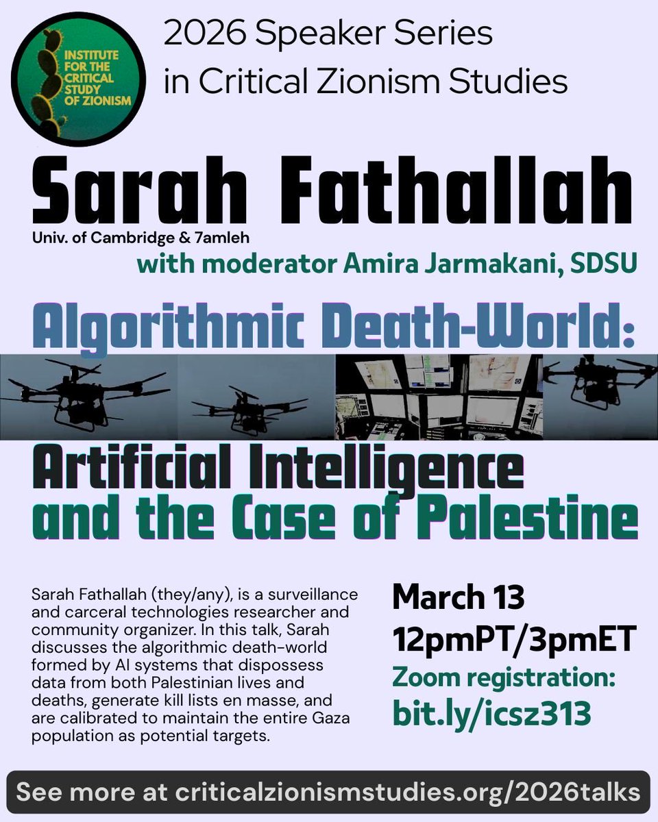 Institute for the Critical Study of Zionism tweet media