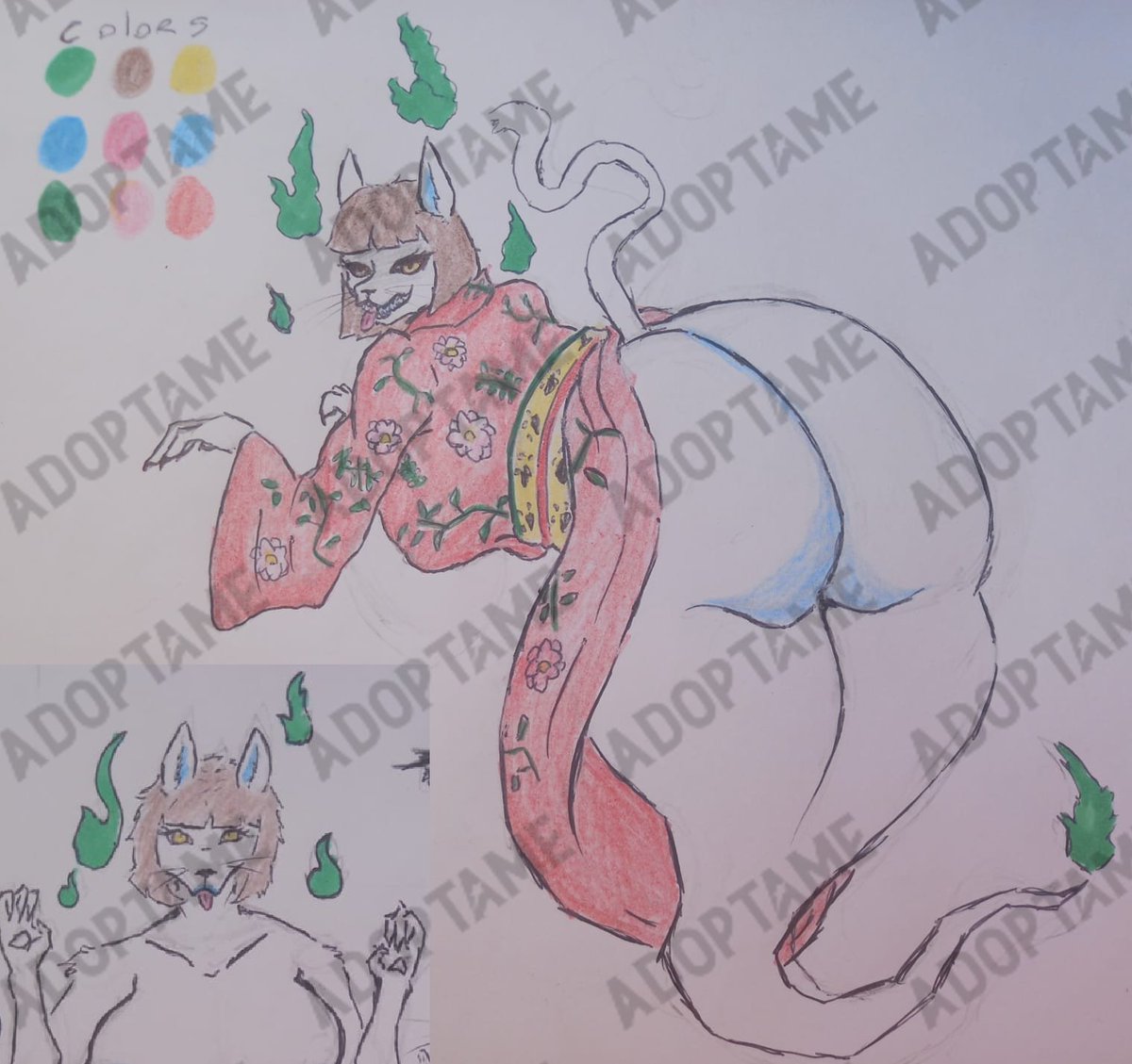 MascotaTeam's tweet photo. ๐ธ๐ฅ Kiyomi Spirit ๐ฅ๐ธ
-The price for this adoptable is $15, you can purchase her via DM
#OCAdopt #FurryAdopt #AdoptOpen #NekomataOC #YokaiOC #JapaneseFolklore #CatGirlOC #KimonoOutfit #GhostlyFire #FurryArt #OriginalCharacter #OCForSale #NekomataAdopt #SpiritCat https://t.co/AG2xJ1vSse