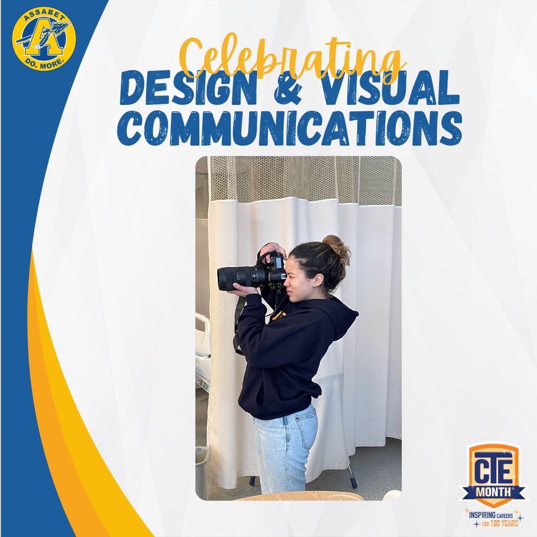 AssabetSuper's tweet image. As we close out #CTEMonth, today's program showcases on Design &amp;amp; Visual Communications. To learn more about Assabet's offering, click here: assabet.org/Study-More/Tec…
For more information about job outlook, check here: bls.gov/ooh/arts-and-d…
 
#DoMore #CTEPlatinumStandard @NCLA_CTE