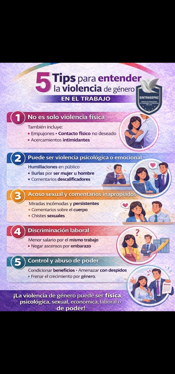 sintrasepaz's tweet photo. Desde sintrasepaz le decimos NO a la violencia de género. Todos los días, es una oportunidad para mejorar como seres humanos. https://t.co/AfEofLut8m