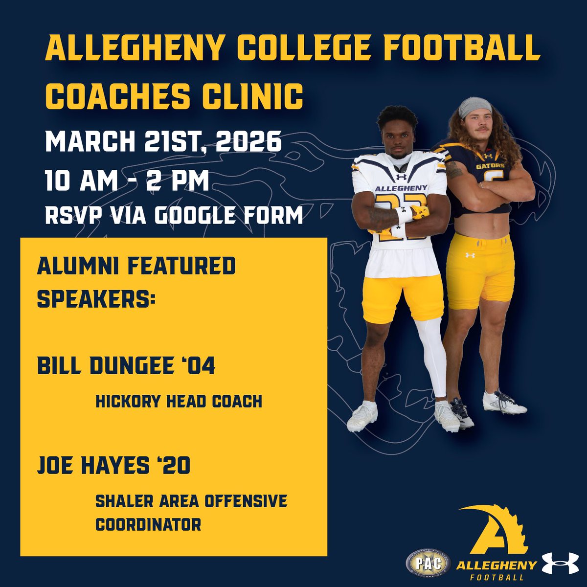 Allegheny Football tweet media
