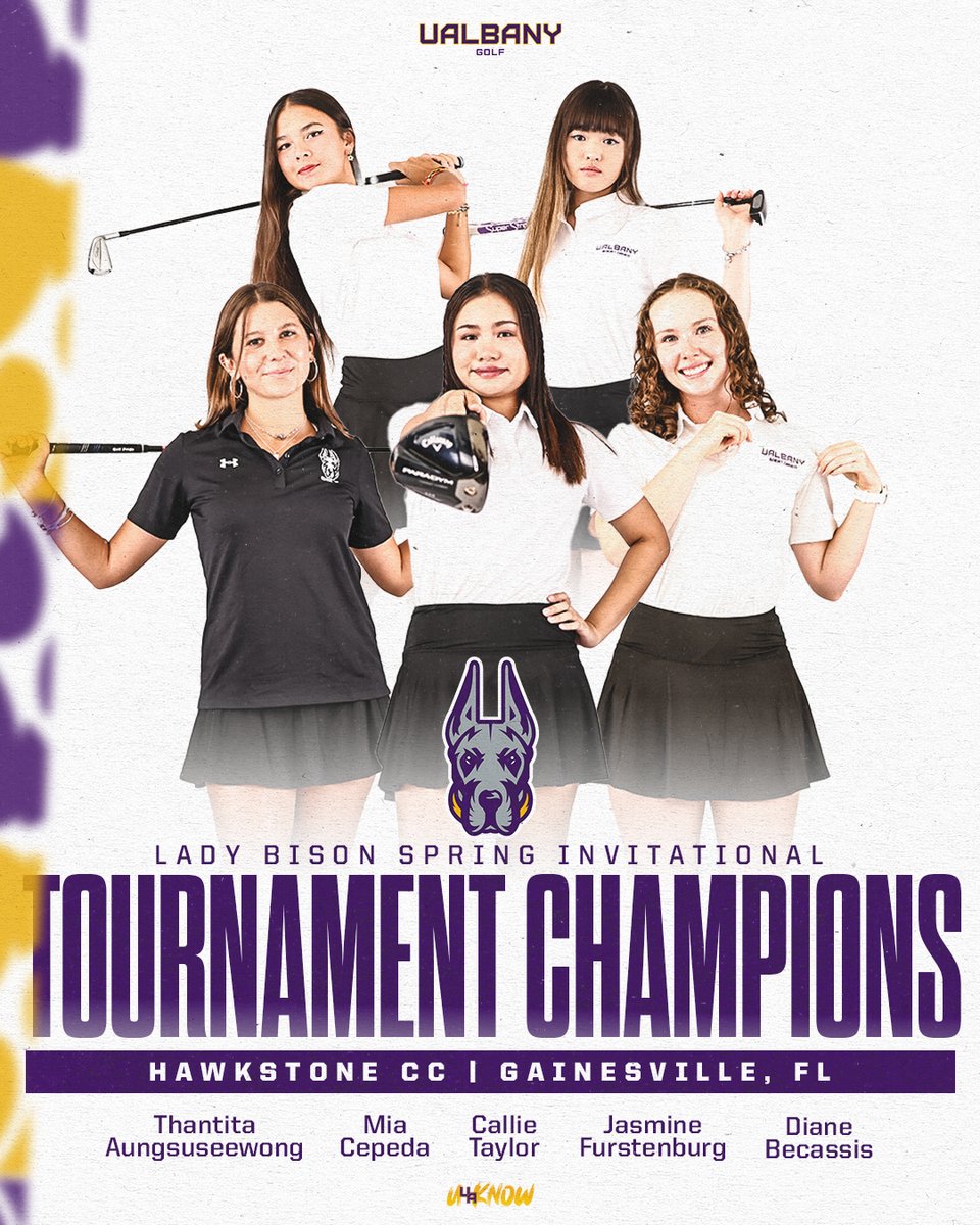 Locked in 🔒

The Great Danes are CHAMPIONS of the 2026 Lady Bison Spring Invitational!

#UAUKNOW