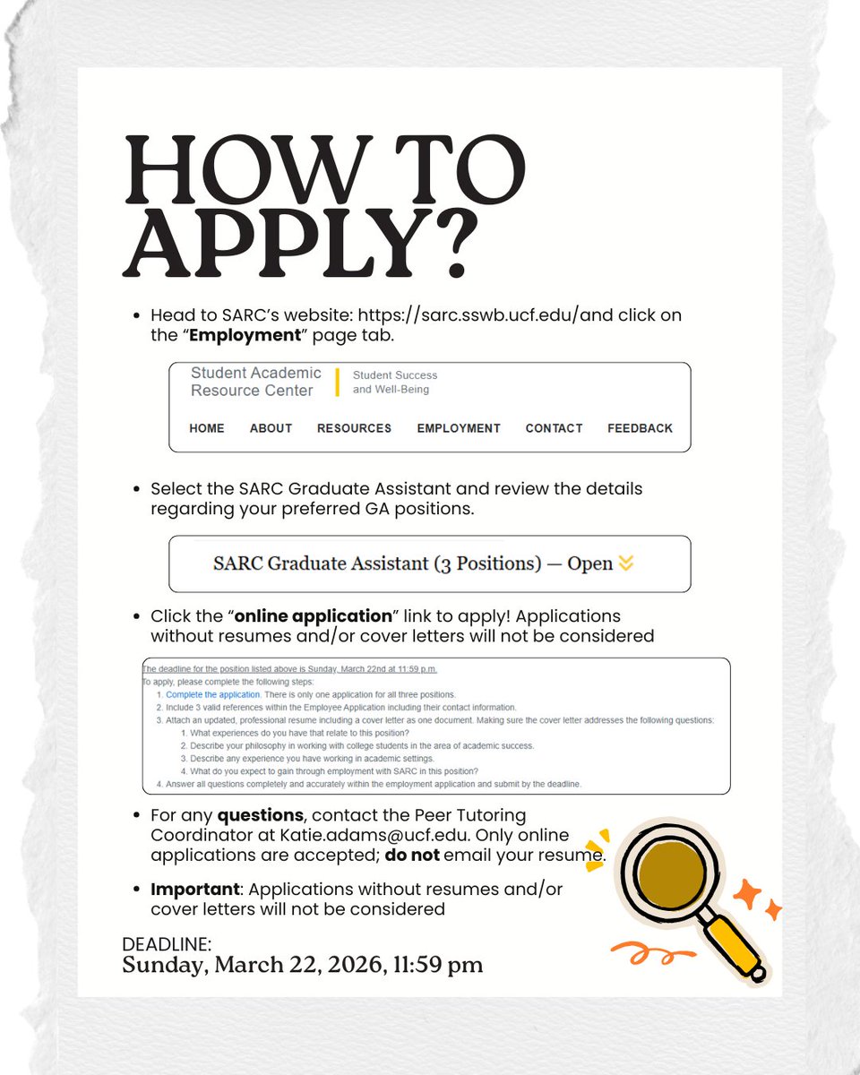 UCF SARC tweet media