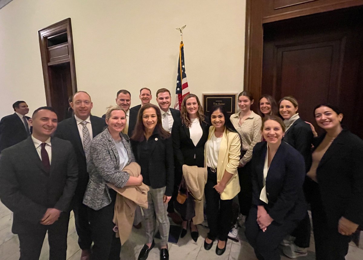 JPWilsonMD's tweet photo. Excited to be on Capitol Hill despite the cold to represent surgeons and surgical patients.  Thankful to meet with @timkaine @RobWittman @BobbyScott and @RepGusBilirakis offices with @AmCollSurgeons @SurgeonsVoice https://t.co/AFT5nPA3Ft