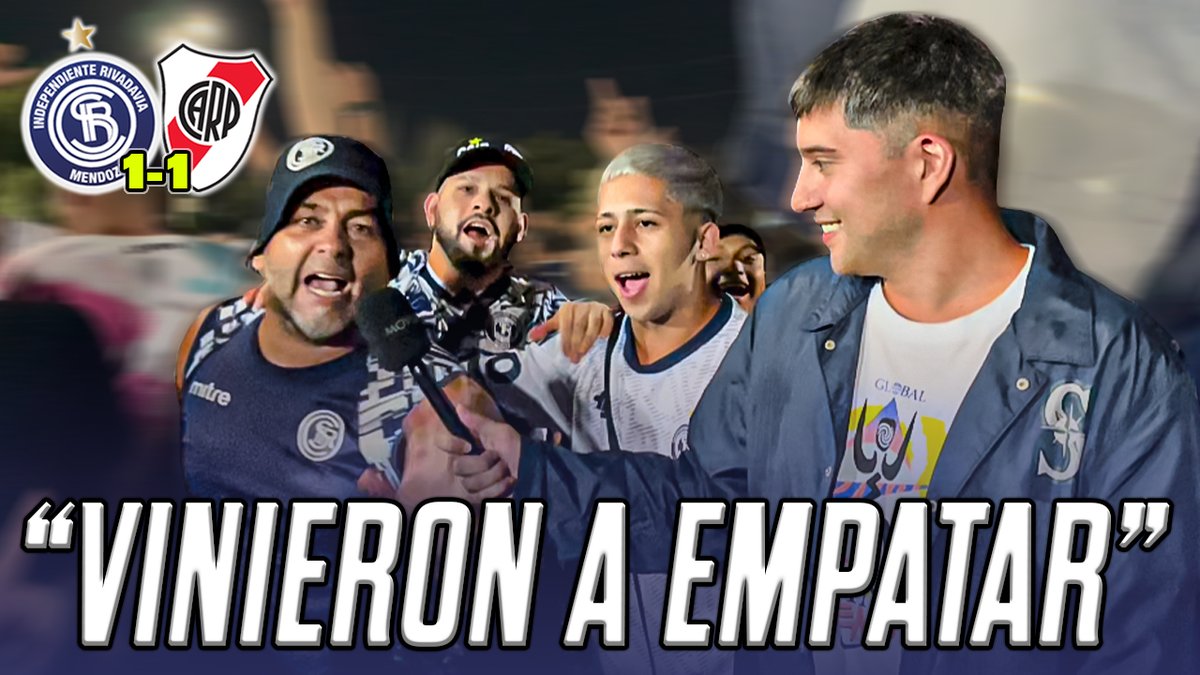 INDEPENDIENTE RIVADAVIA 1-1 RIVER PLATE | REACCIÓN CON LOS HINCHAS | APERTURA 2026

youtu.be/S7i5Q1XK-_0 🔗 

Suscribite 🔔 y dale MG 👍🏻

#futbolargentino #independienterivadavia #mendoza #river #ligaprofesional
