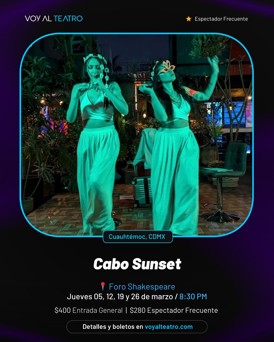 VOY AL TEATRO tweet media
