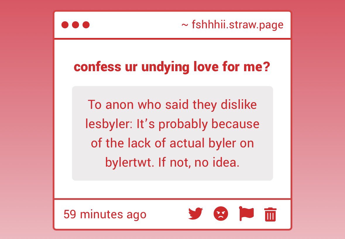 i mean yea it could be the case but tbh lesbyler still feels like byler to me but that could js b me !! byler will prob b bck the hype dies down for the art anyway
will lesbyler anon come forth and reveal the reason