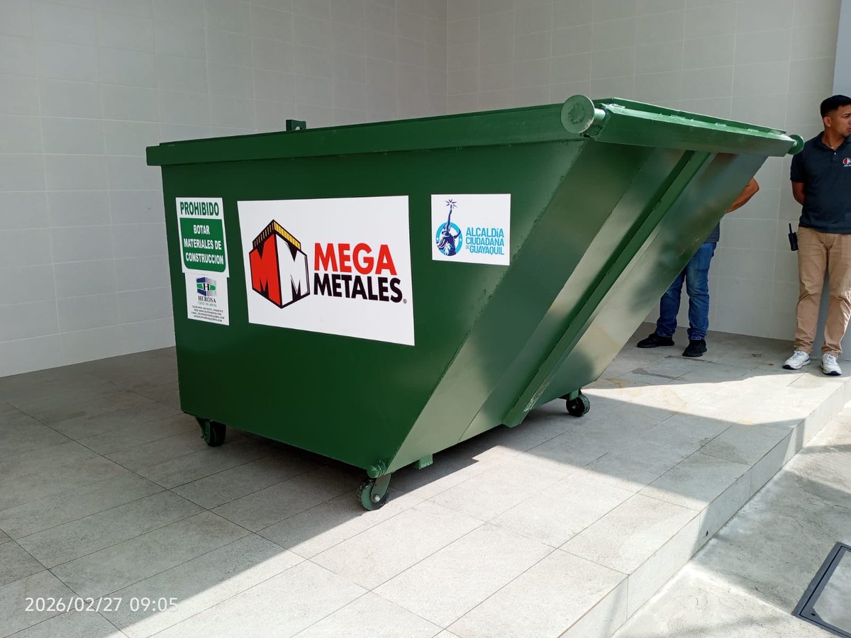 CIA_HEROSA's tweet photo. Entrega de contenedor de basura 3.00m3 en cliente #megametales 

https://t.co/I1pfYGloRh https://t.co/YfeAx3SWYy