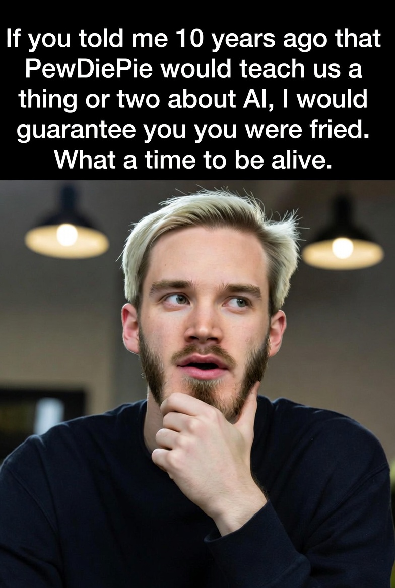 AI is literally tempering with our timeline.