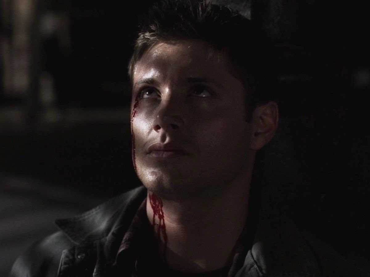 at the being seduced by dean winchester covered in blood looking pathetic store