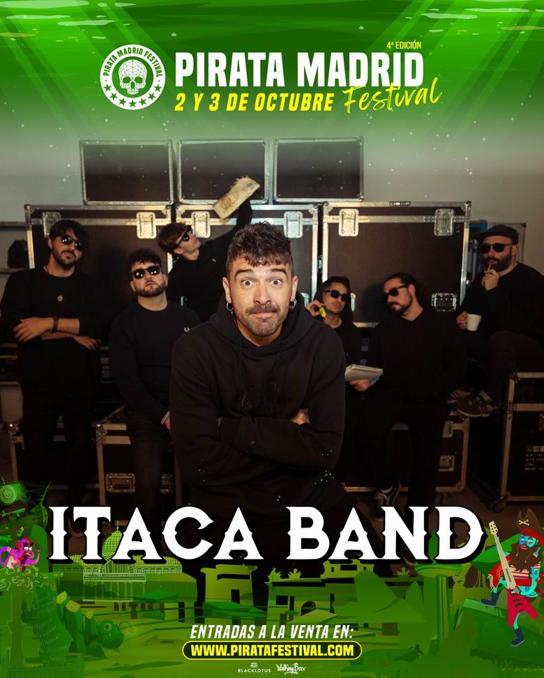 Itaca Band, décimo grupo confirmado para el Pirata Madrid Festival 2026 - rockcircus.net/itaca-band-dec…