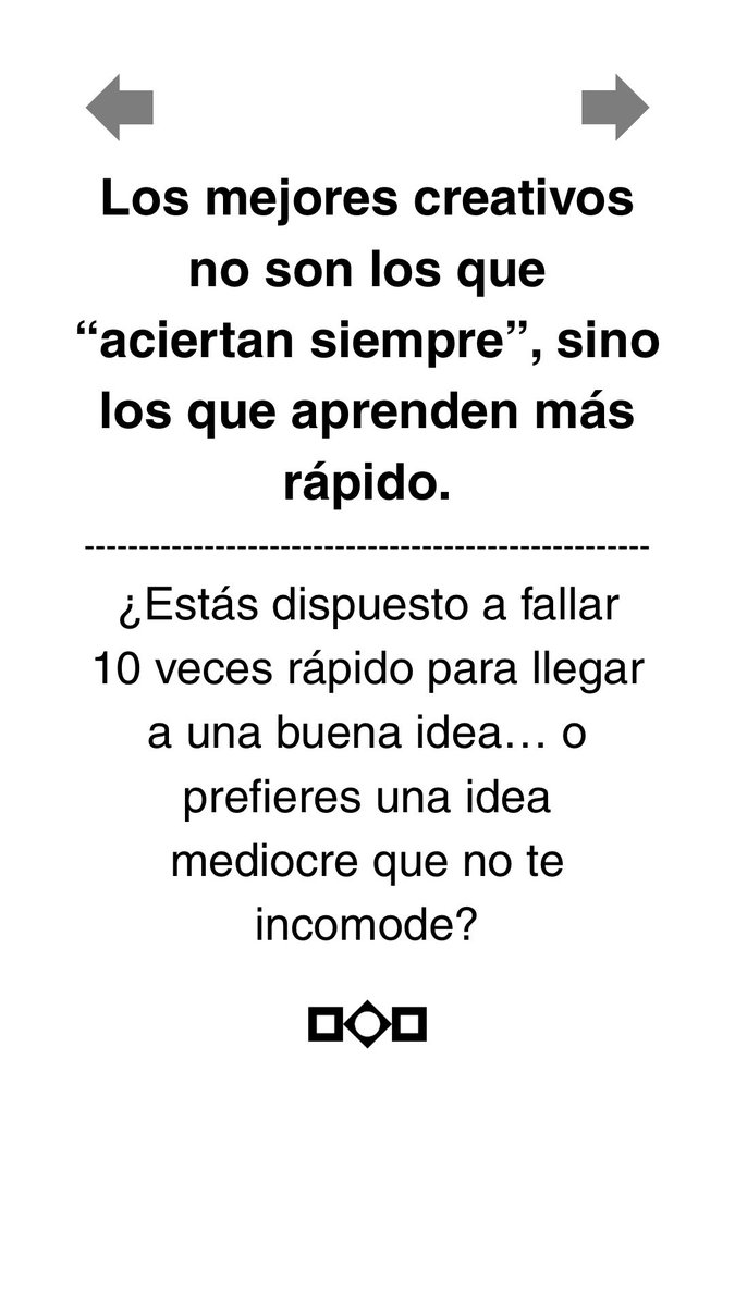 MisaeLopezUribe's tweet photo. ¿Vas a seguir esperando inspiración… o vas a entrenar tu creatividad como se entrena cualquier habilidad?
Si quieres entrenar tu proceso creativo, escríbeme: guiame@misael.consulting o WhatsApp (998) 109 6315. https://t.co/GTy34z9tjq
