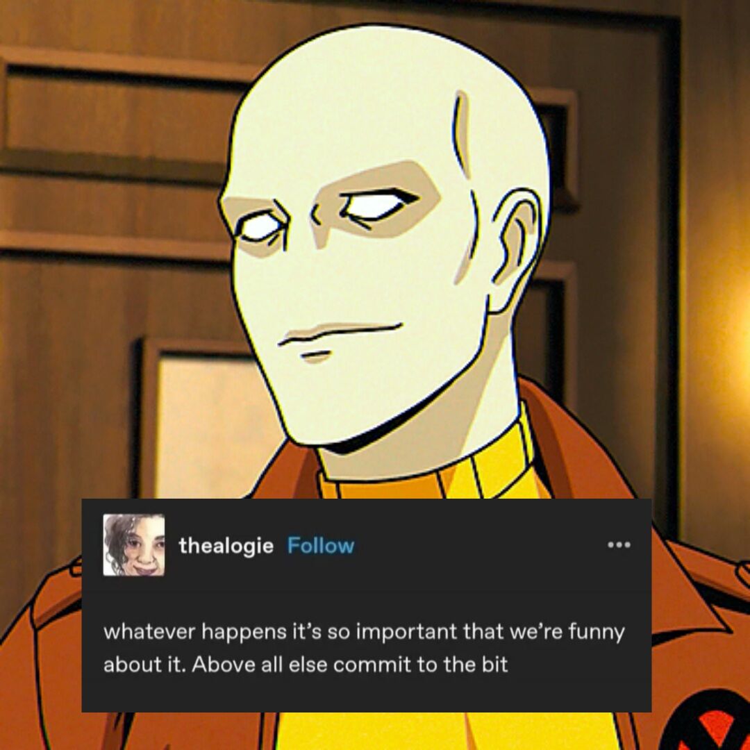 PunkerDuckie's tweet image. Yes Morph, it is important.

#morph #xmen97 #xmen