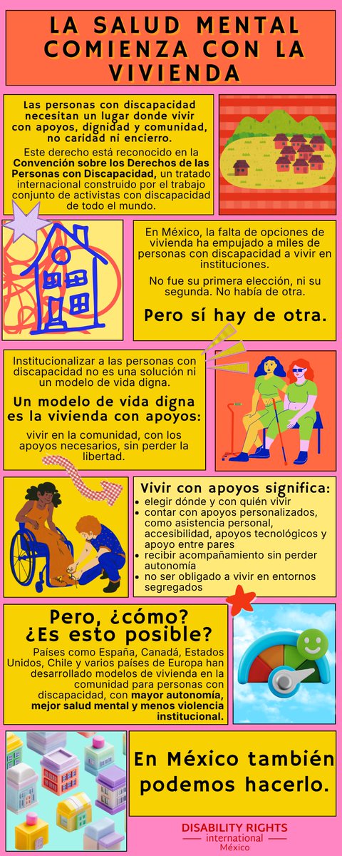 Necesitamos viviendas con apoyos para dejar atrás la institucionalización de las personas con discapacidad. Vivir en comunidad con apoyos reales, autonomía y dignidad sí es posible.

#desinstitucionalización #viviendaconapoyos #vidaindependiente #discapacidad