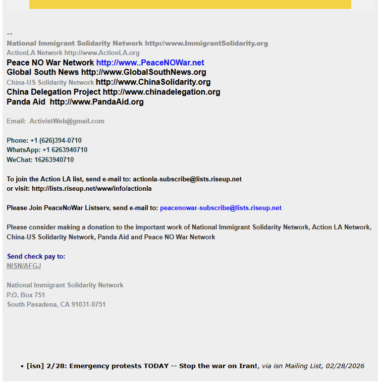 It was only about an hour after the initial strike when the Neville Singham and Lee Siu Hin placed a call to do nationwide protests and to organize at designated times. All bought and paid for. Here's the email that went out: