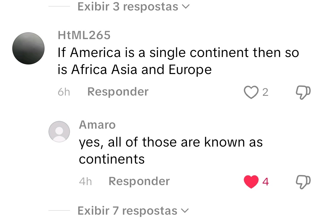 Linda interação que encontrei no tiktok