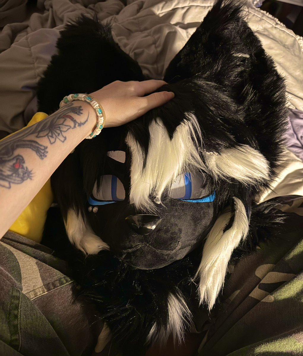 me petting my dog for the last time before the green one turns us both to toxic sludge