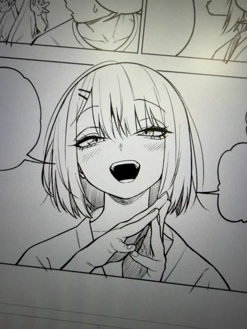 可愛く描けた気がする 