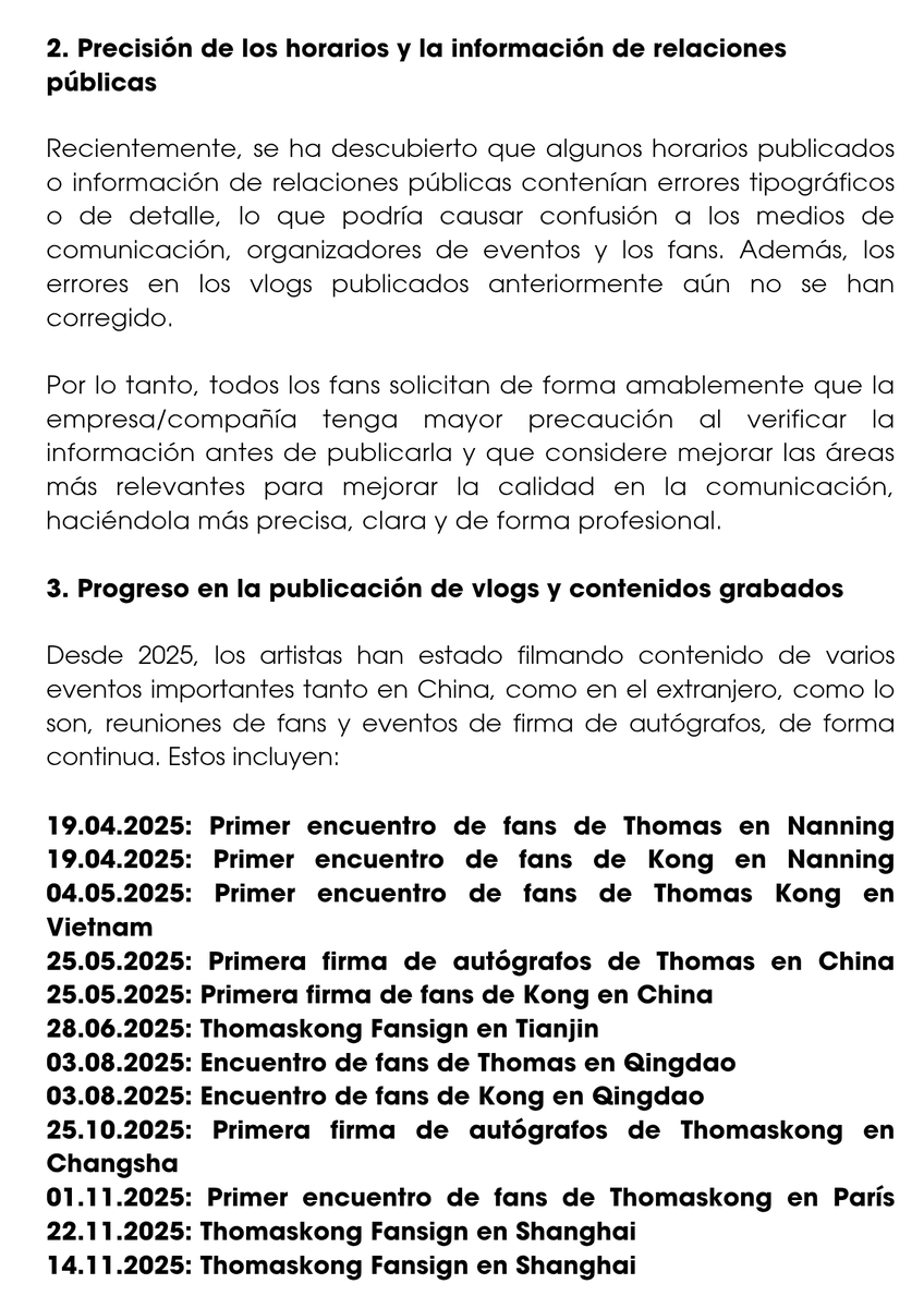 ThomasKong_Mx's tweet photo. Anuncio Importante de ThomasKong Union LATAM 

Asunto: Aclaración oficial solicitando anuncio sobre los problemas de representación de artistas y relaciones públicas. 

#DMDPleaseClarify 

@DomundiTV @nakanisnakan @MandeeWork https://t.co/SHzirEw73D