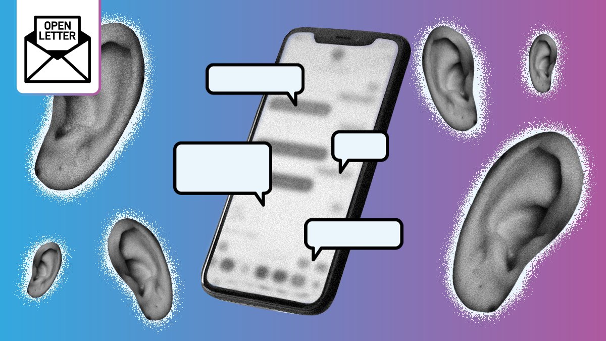 Every authoritarian playbook starts the same way: "We need to monitor communications to protect you."

The only thing that ever changes is whether it's the government doing it themselves or just handing it off to their favorite companies.

Big Tech mass surveillance is basically