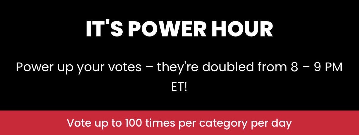 Just voted during Power Hour! 

Power Hour 🕗: Daily 8-9pm ET
🗳️: iheart.com/music-awards/

▪️ Favorite TikTok Dance
– “MONA LISA”

▪️ Favorite On Screen
– “Are You Sure?!”

▪️ Favorite K-Pop Collab
– “Sweet Dreams”

#iHeartAwards2026 #BTS #jhope #jimin #jungkook