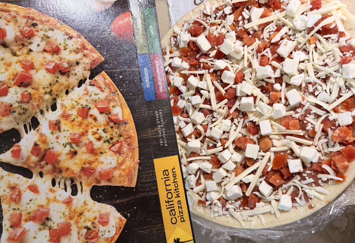 I think my pizza is missing the basil <a href="/calpizzakitchen/">calpizzakitchen</a>!! I see no green!! Just tomato and cheese!! What the hell man?!?
