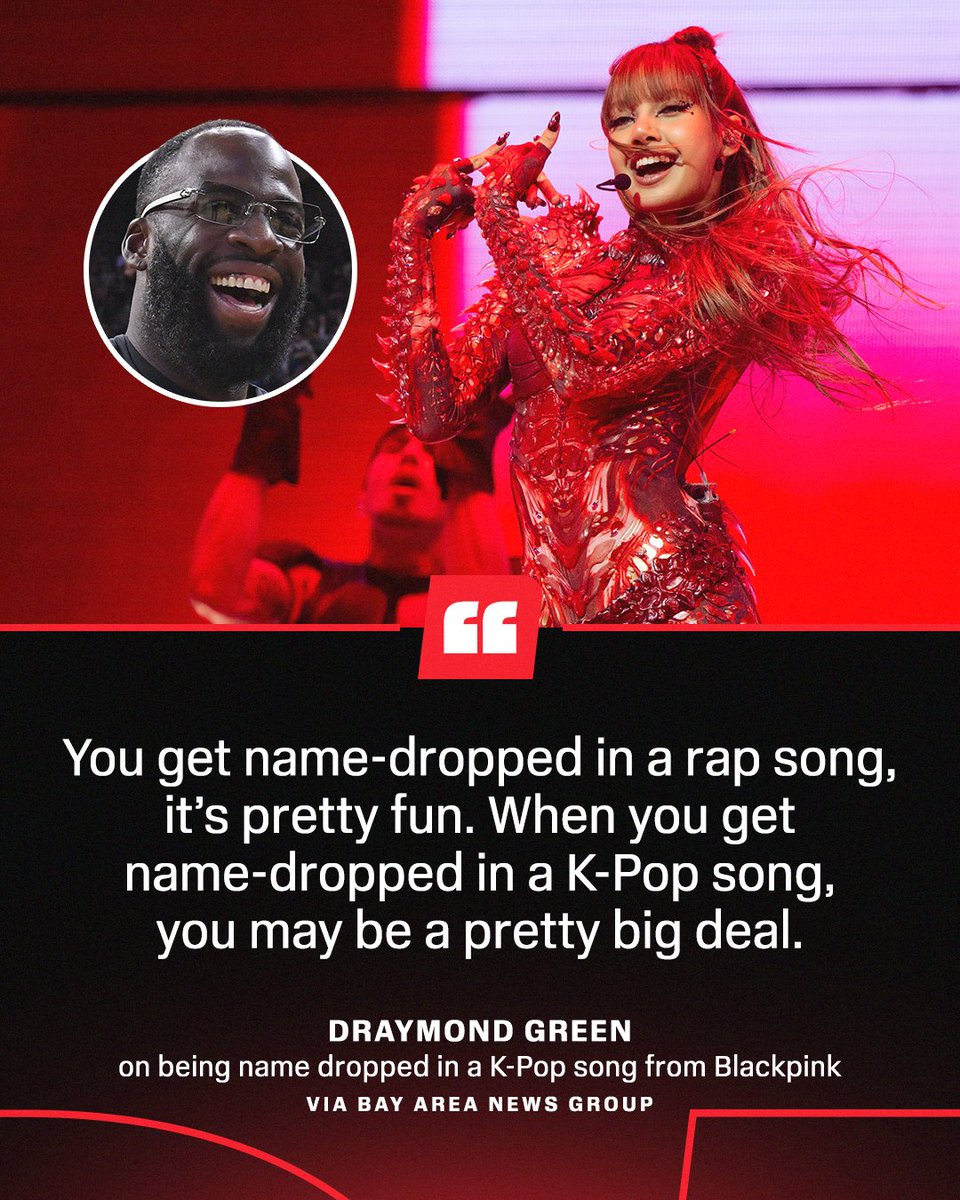 Draymond Green 🤝 Blackpink
