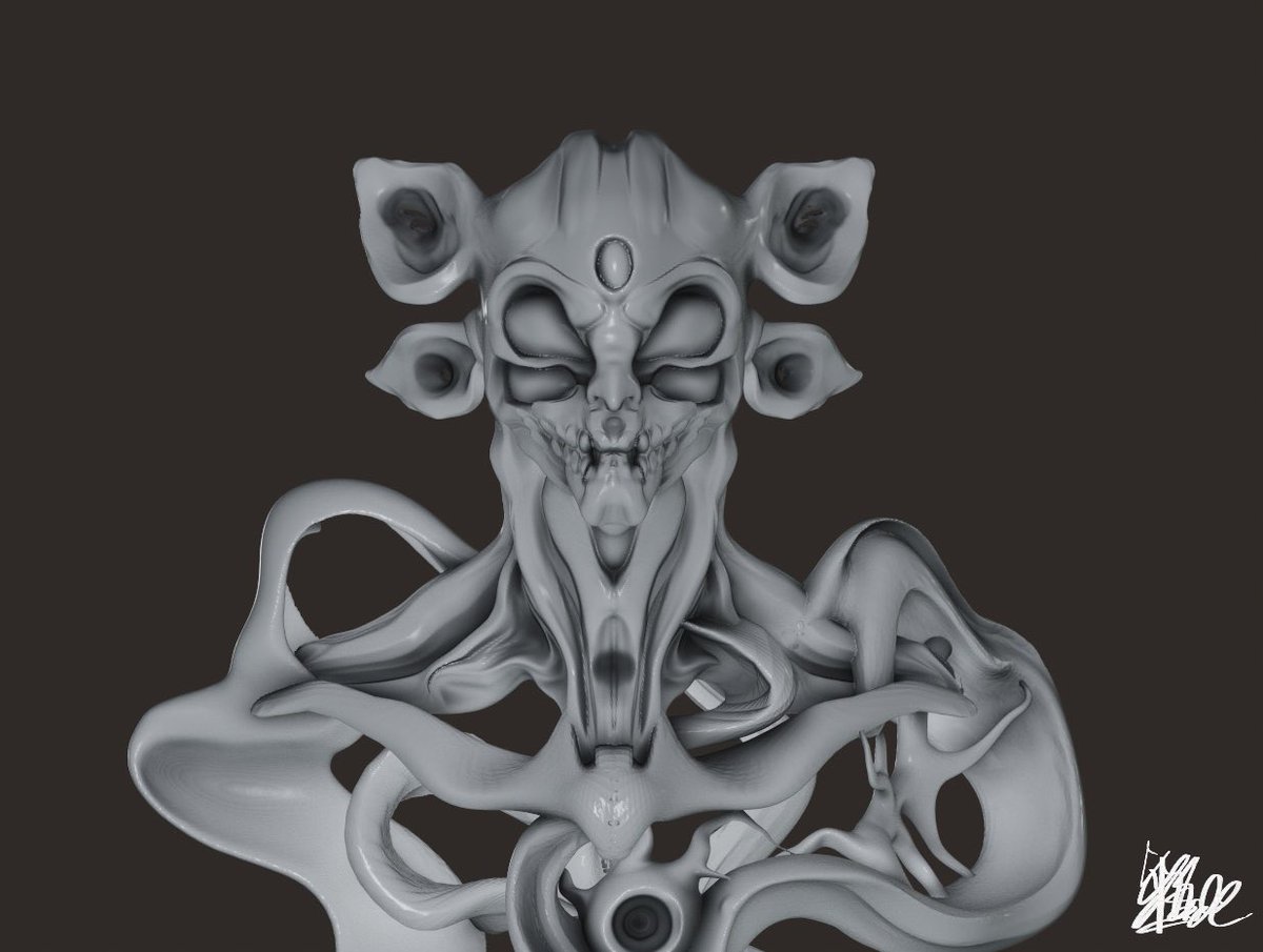 MiyabixSketch's tweet image. สี่หูห้าตา-Sihuhata , Thailand creature 

#digitalart #3dmodeling #3drendering #nomadsculpt #sculpting #art #artworks #creature #造形 #アート