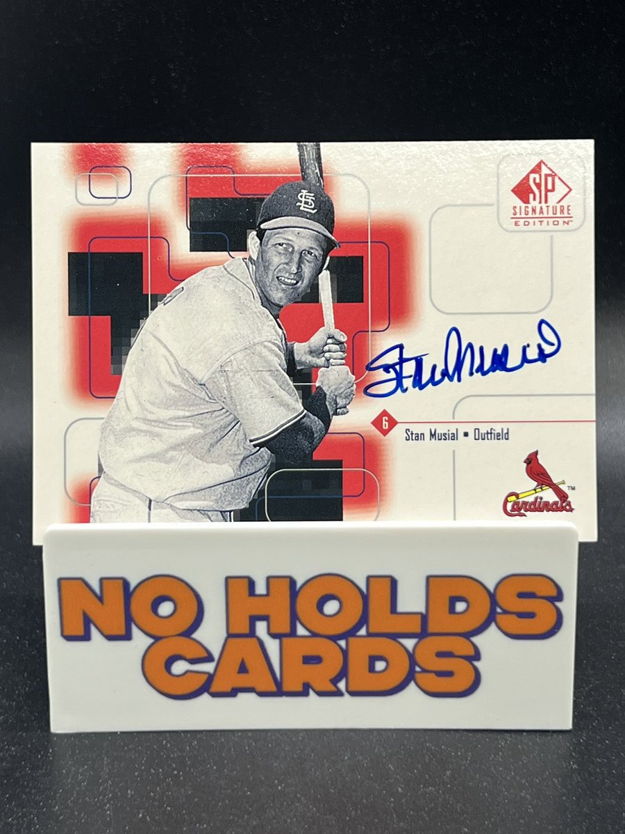 MUSIAL SP SIGNATURE AUTO $200 Stan The Man #NOHOLDSALE🐻