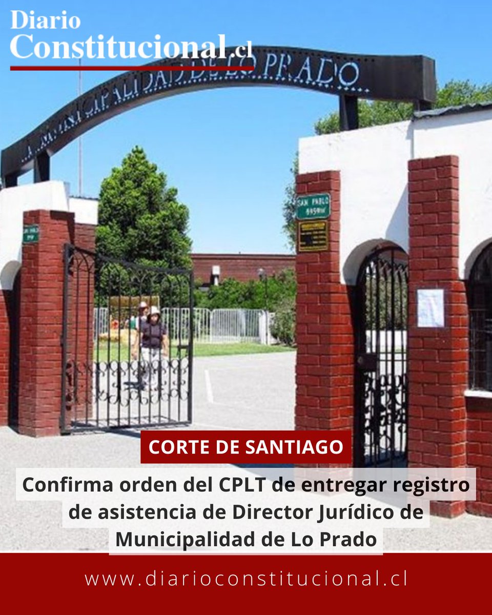 DiarioConst's tweet photo. 🔎 ¿Registro de asistencia es información pública?
La Corte de Santiago confirmó que las planillas 2024 del Director Jurídico de Lo Prado deben entregarse, con tarjado de datos personales.
https://t.co/vFctjyerTt
#Transparencia #Probidad #AccesoALaInformación https://t.co/Vc2dPkzo4n