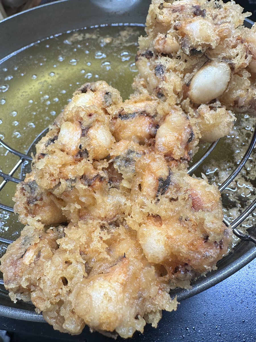 ③ゲソかき揚げ 『透き通る松汁のゲソ天蕎麦を食べたい！』 というお声