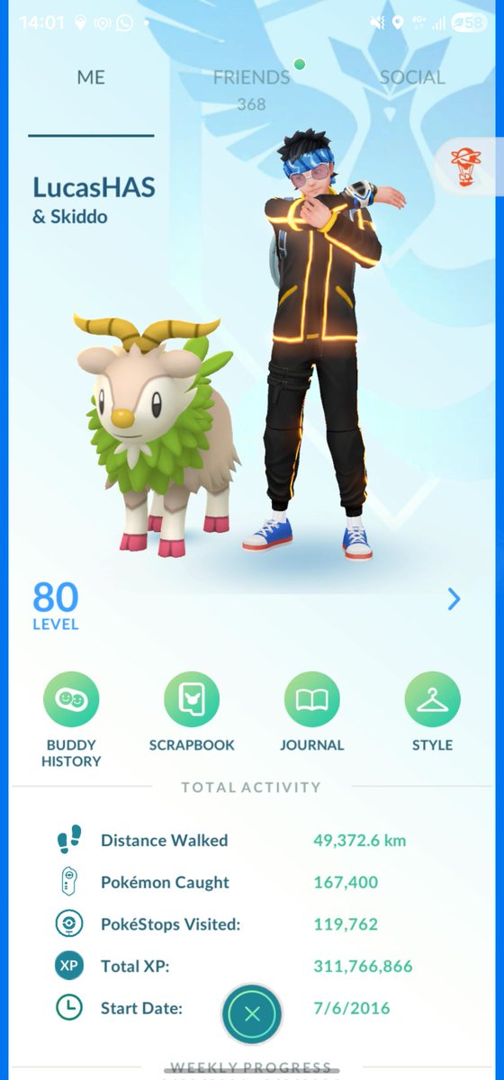 LucasHAS666's tweet photo. Na Go Fest do ano passado eu perdi o meu primeiro shiny Emma todos esses anos nessa indústria vital. Um Skiddo shiny fugiu de mim por causa do speed lock. Desde então eu caço essa cabra e sofro bullying pq todos da comunidade daqui pegaram.

No fds eu consegui meu novo bff 🤩 https://t.co/97vvFyXoy4