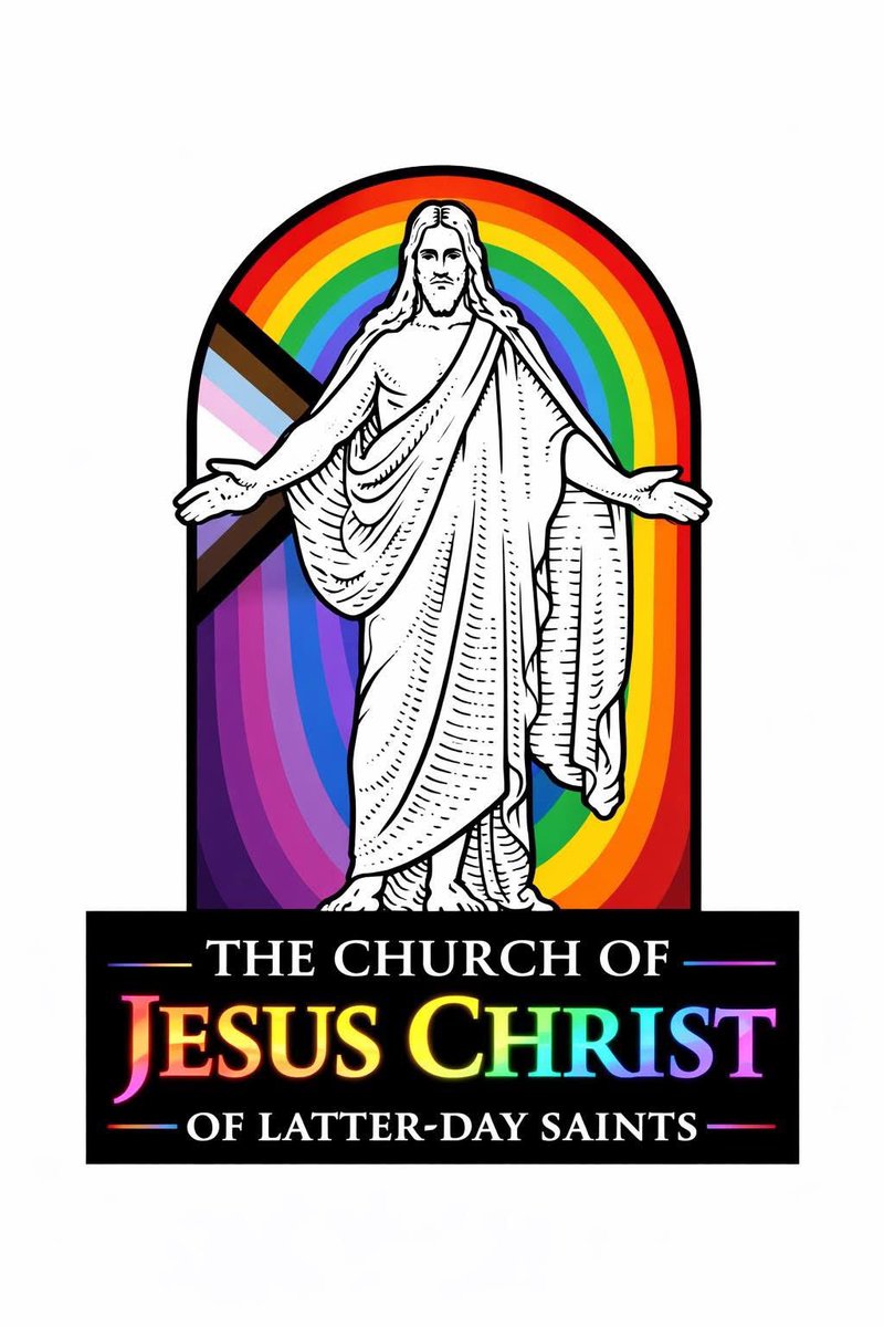 MormonCain's tweet photo. @Ch_JesusChrist I’m loving the new logo colors! https://t.co/YcYdWHn5qV