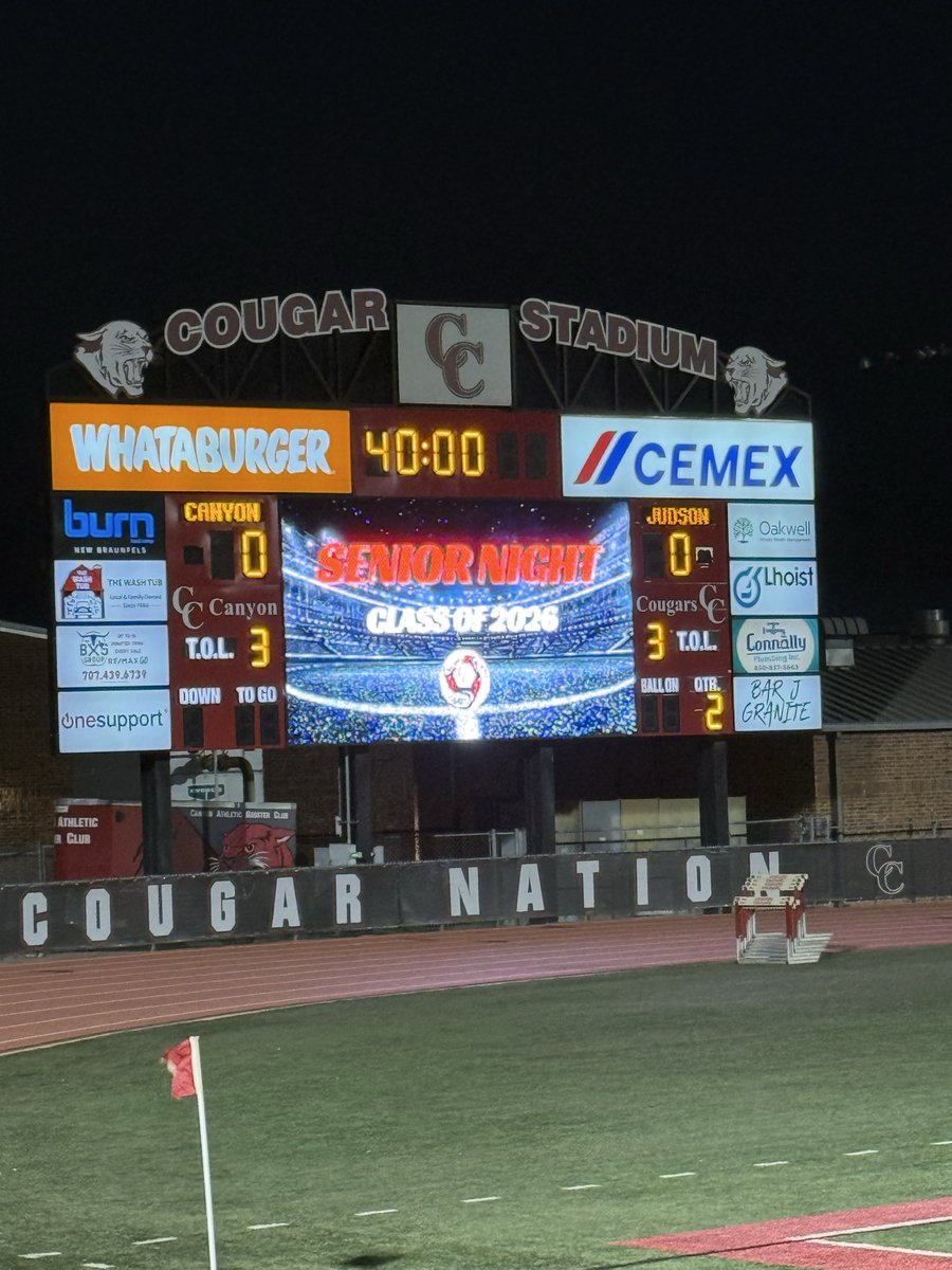 silverceledon's tweet photo. Going live from Cougar Stadium under a Red  / Orange moon. 
Go Lady Rockets!! https://t.co/3lrlvz45mK