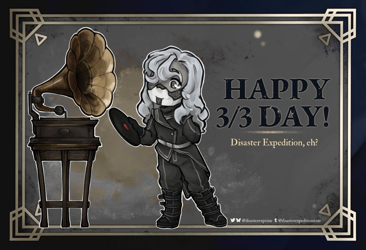 DisasterExpZine's tweet photo. Happy 3/3! #E33DAY 🎊

Please keep an eye out for application result emails going out at 12PM MST on Saturday, 3/7!
#ClairObscurExpedition33 #Expedition33 https://t.co/sA32D1rhHp