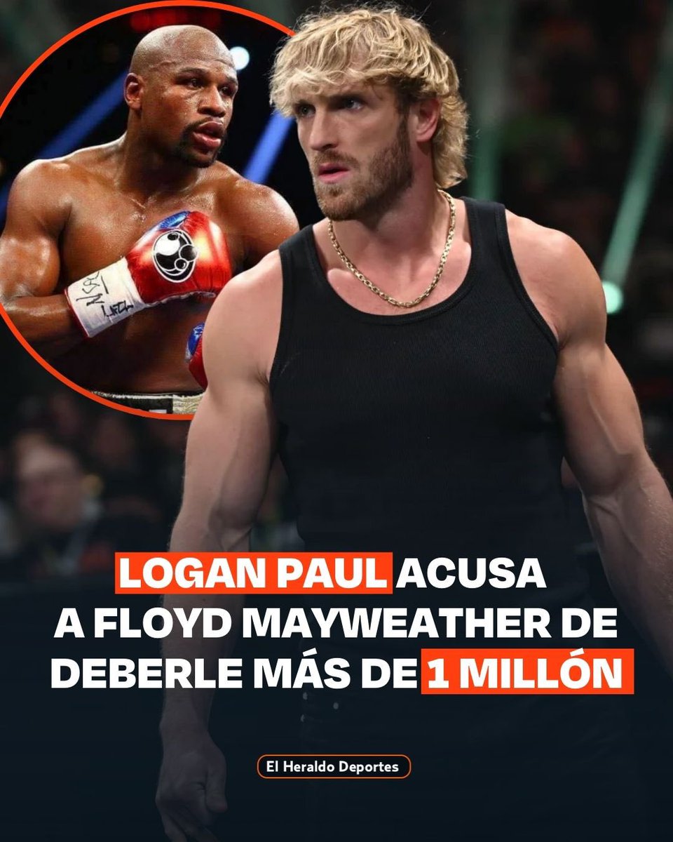 🥊💸 La polémica vuelve a encenderse entre Logan Paul y Floyd Mayweather. El influencer y peleador asegura que, a casi cuatro años de su combate de exhibición en 2021, el excampeón mundial todavía le debe más de 1 millón de dólares correspondientes a la bolsa pactada. 😱

Paul