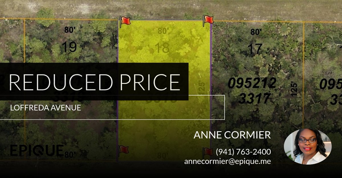 JustAskAnne1's tweet photo. 📍 Reduced Price 📍 This recently reduced home at Loffreda Avenue in North Port won't last long, so, don't wait to set up a showing! Reach out here or at (941) 763-2400 for more information!

Anne Cormier Realt... https://t.co/HAQGoGmRbJ https://t.co/NwCxRSQpAR
